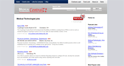 Desktop Screenshot of medicaltechnologistscentral.com